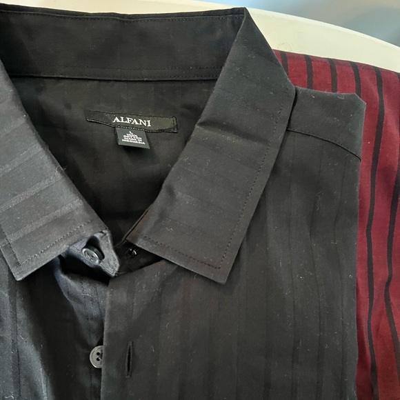 Alfani black/red ombré button down - Picture 3 of 3